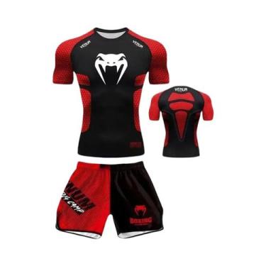 Imagem de Conjunto De Shorts Esportivos De Manga Curta Para Homens E Mulheres UF