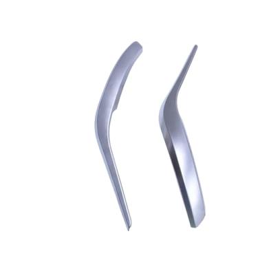 Imagem de Compatível com bmw x1 e84 2010-2016 alça do painel da porta interna do carro esquerda direita capa interior porta braço puxar guarnição bege preto(Silver 2)