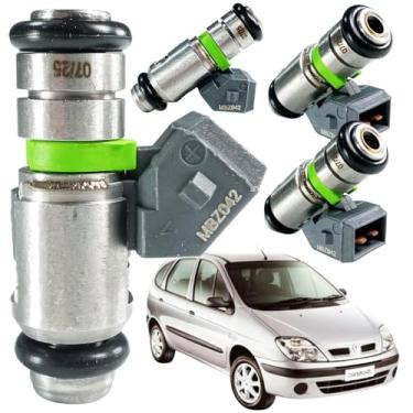 Imagem de kit Com 4 Bicos Injetores Scenic 2.0 Flex 1999 2000 2001 2002 2003 2004 2005 2006 2007 2008 Em Diante - 50154202, IWP042