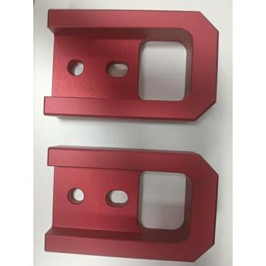 Imagem de SHUNTALL Ganchos de reboque dianteiros compatíveis com Toyota Tacoma 2024-2026 2025-2026 4Runner Vermelho 2 peças