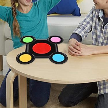 Imagem de Generic Brinquedo de Jogo de Treinamento de Memória Inteligente Com Luz Musical para Crianças, Interação Plástica para Autoconfiança e Coordenação Olho-mão (Console de jogos para treinamento de