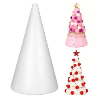 Imagem de Materiais Para Artesanato Em Cones Adesivos De Letras Cones De Papelão Cone De Arte De Modelagem Formas De Espuma Artesanal Acessórios Para Festa Esportes Filho Material Branco