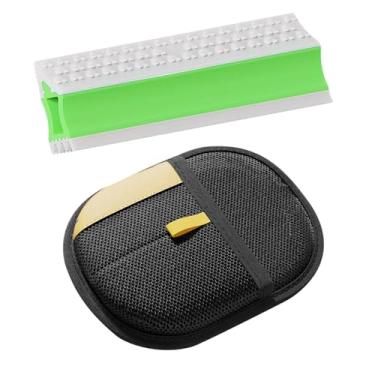 Imagem de Whtkoph Luva Removedora de Pelos de Animais de Estimação, Luva para Higiene de Animais com Removedor de Pelos de Cachorro para Tapetes.