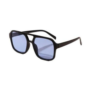 Imagem de Óculos de sol da moda coreana retrô unissex óculos de computador acess