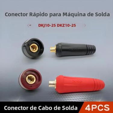 Imagem de Conjunto De Conectores De Painel Para Máquina De Solda TIG De Encaixe 