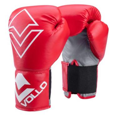 Imagem de Luva de Boxe Iniciante 8Oz Infantil Vermelha Vollo
