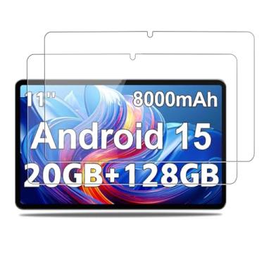 Imagem de NOUKAJU Protetor de tela para tablet robtomp T11 de 11 polegadas, vidro temperado HD, dureza 9h, arranhões, anti-impressão digital, protetor de filme de vidro temperado para robtomp T11 [2 unidades]