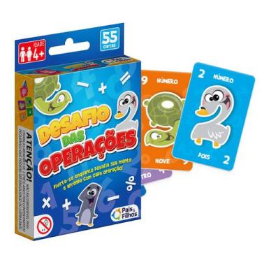 Imagem de Jogo de Cartas Desafio das Operações Pais & Filhos