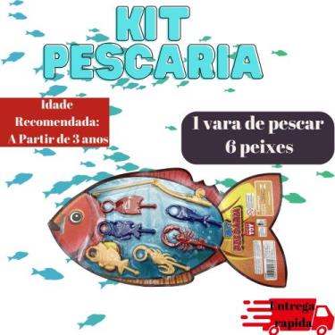 Imagem de Kit Pescaria Brinquedo Criança Pexinhos - Toy Master
