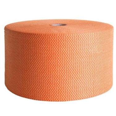 Imagem de Rolo De Pano Tipo Perfex 20x300m Slim Laranja - Mr Plus