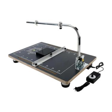 Imagem de Lilihuimaoyi Máquina de Corte de Espuma Quente Multifuncional Profissional Elétrica de Mesa para Placas de Poliestireno KT, 58 Cm
