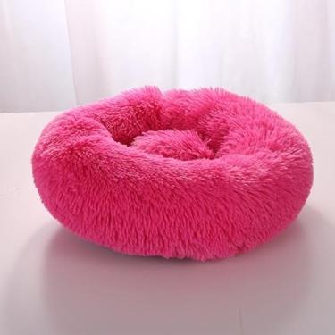 Imagem de Caminha Pet Nuvem Tie Dye Rosa para Cachorro e Gato – Cama Pelúcia Felpuda Lavável(pink,50cm PP)