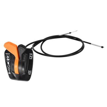 Imagem de Cabo de estrangulamento compatível com John Deere GY20948 GY20772 125 135 145 155C 190C LA120 LA130 LA135 LA140 LA145 LA150 LA155 LA165 LA175 X144 0 tratores de gramado, Manípulas de controle duplas