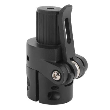 Imagem de Generic Base de Montagem de Pólo Dobrável de Scooter, Base de Pólo Dobrável de Scooter Elétrico de Fácil Instalação, Revestimento Antiderrapante, Aperto Confortável para Reparação (Preto)