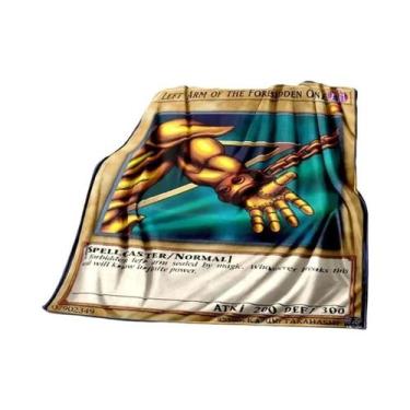 Imagem de Cobertor De Pelúcia Macio Dragão Branco Olhos Azuis Yu Gi Oh Anime Par