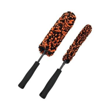 Imagem de Escova De Limpeza De Rodas De Carro Em Microfibra Flexível, Limpador D