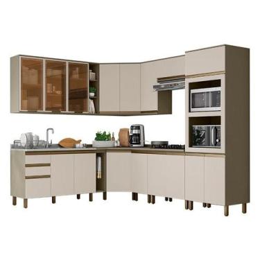 Imagem de Cozinha Modulada Connect 15 Peças Duna Cristal  Henn