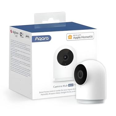 Imagem de Camera Hub G2H Pro - Câmera de Segurança 1080p Wi-Fi com Hub Zigbee 3.0, Visão Noturna, Áudio Bidirecional e Compatível com 4ppl3 HomeKit. para Monitoramento de Casa Inteligente.