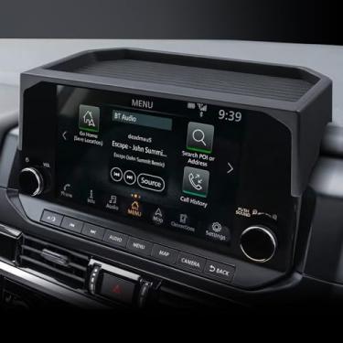 Imagem de LANTU Para Pathfinder Dashboard Center Console Organizer 2026 2025 2024 2023 2022 Pathfinder SL/Platinum/Rock Creek Accessories 22.9 cm Caixa organizadora atrás da tela bandeja de painel apenas para