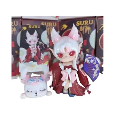 Imagem de Figuras Artesanais Colecionáveis Antigas Chinesas: Caixa Surpresa Míti