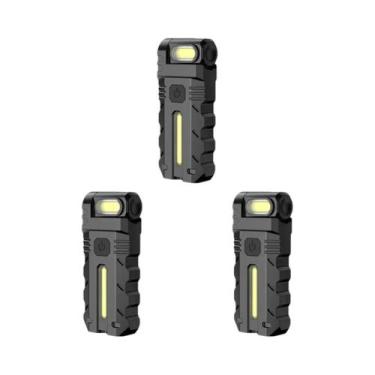 Imagem de Lanterna LED Magnética Recarregável Mini EDC À Prova d'Água USB Para E