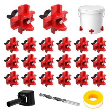 Imagem de VandanCoop Mamilos de Água Horizontais Bocais Automáticos para Aves para Kit Bebedor de Água de Frango com Broca (20)