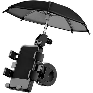 Imagem de Suporte Protetor Mini Guarda Chuva Celular Moto Bicicleta