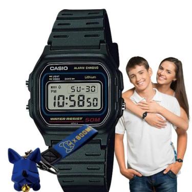 Imagem de Relógio de Pulso Casio Feminino Digital Vintage Pequeno Quadrado Resis