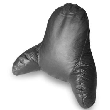 Imagem de Puff Apoio de Leitura em material sintético Preto - Phoenix Puff