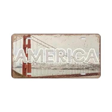 Imagem de Placas De Metal Vintage Retrô Para Decoração De Cafés, Clubes E Bares 