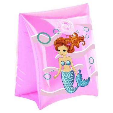 Imagem de Boia de Braço (Par) para meminos e meninas - Art Summer Cor:Rosa (Prin