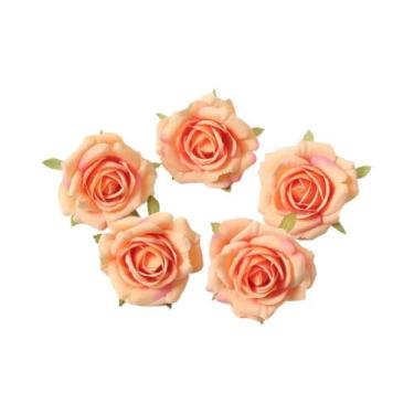 Imagem de Flor Artificial De Seda Rosa De 7cm, 510 Peças, Decoração Para Casa, C