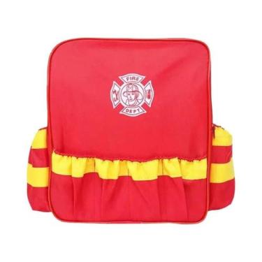Imagem de Conjunto De Fantasia De Bombeiro Para Crianças, Uniforme De Bombeiro C