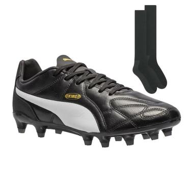 Imagem de Kit Chuteira Campo Puma King + Par de Meião-Masculino