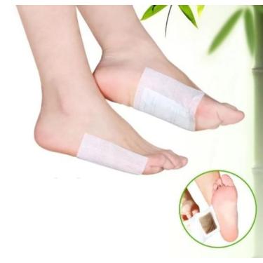 Imagem de Kit 10 Adesivos Eliminador de Toxinas Detox Natural P/ Pes - Saude