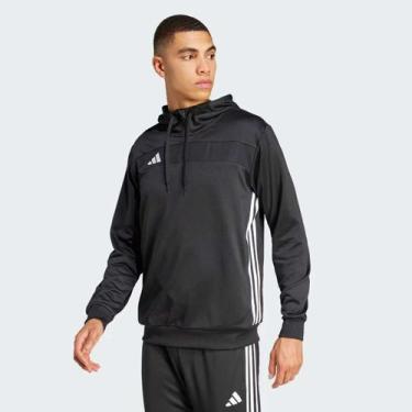 Imagem de Moletom Adidas Tiro Essentials com Capuz Preto, P