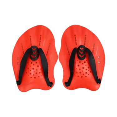 Imagem de Palhetas De Natação Ajustáveis De Silicone Para Treinamento De Mão - E