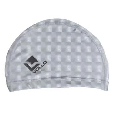 Imagem de Touca de Natação Mergulho Piscina Poliuretano Vollo Várias Cores, Cinz