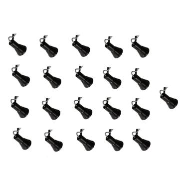 Imagem de Kit 21 Spot Trilho Perfilado Eletro calha Par20 Bulbo OL3