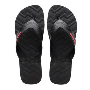Imagem de Chinelo Masculino Havaianas Track Waves Preto-Masculino