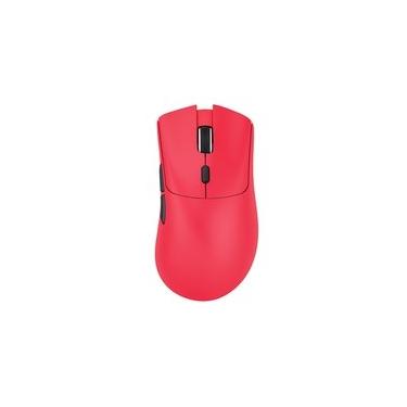 Imagem de Mouse Gamer sem Fio Attack Shark R1 Ultraleve e design Ergonômico, Tri-Mode, 18.000 DPI, Sensor Óptico PAW3311, 6 Botões - Vermelho