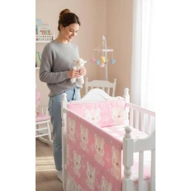 Imagem de Cobertor Bebê Toque Seda Antialérgico Rosa Macio - Congratulations Sto