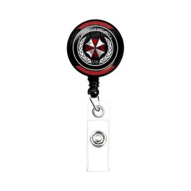 Imagem de Porta-Crachá Retrátil Com Design De Guarda-Chuva, Suporte Para Cartão 