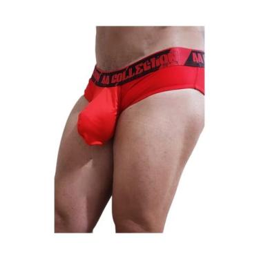 Imagem de Cueca Jockstraps Com Saqueira Externa (Várias Cores) - Moda, Vermelho 