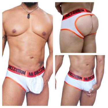 Imagem de Cueca Jockstraps Com Saqueira Externa (Várias Cores) - ALVEZ ALVES MOD
