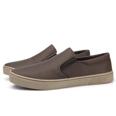 Imagem de Tênis Casual Slip On em Lona Sem Cadarço Leve Urban-Masculino