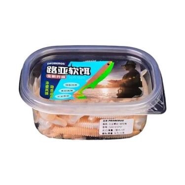 Imagem de Iscas De Silicone Macio Em Formato De Minhoca 50 Peças 6cm 7cm 7.5cm I