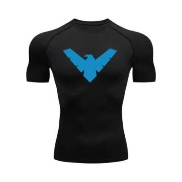 Imagem de Camiseta De Compressão Masculina De Secagem Rápida Para Corrida, Manga