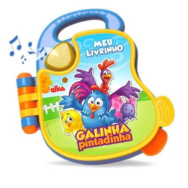 Imagem de Livrinho Da Galinha Pintadinha Musical Brinquedo Didático - Elka