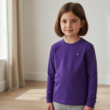 Imagem de Camisa Térmica Infantil Proteção Solar UV 50 Segunda Pele Praia Piscin